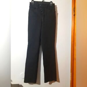 Good Amwrucan Jeans  Classic Black Buttin Fly Straigh Wider  Women's Size 6/28